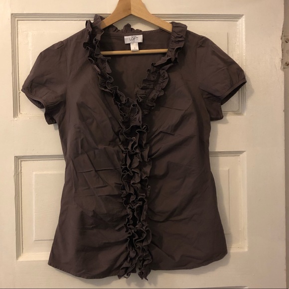 Ann Taylor Tops - Ann Taylor-Loft size 8 button down blouse -NWOT Ann Taylor Tops - Ann Taylor-Loft size 8 button down blouse -NWOT